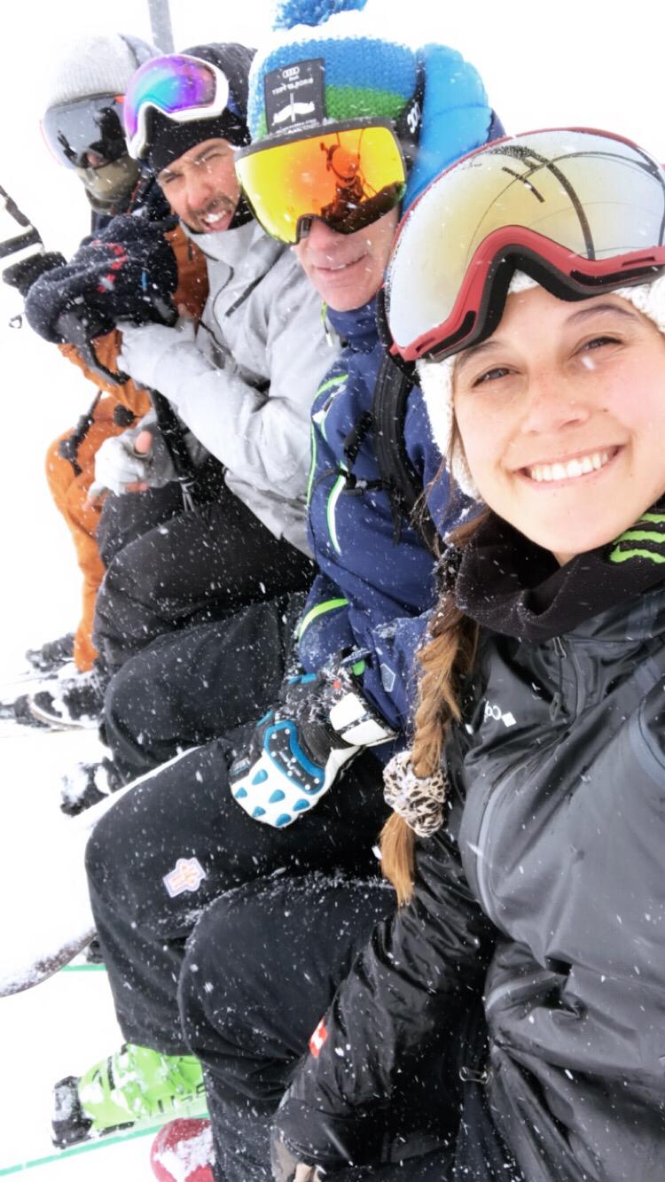 Another lap - now on the chairlift. Photo: Chino Martinez. A Day Trip to Valle Nevado from Santiago City.