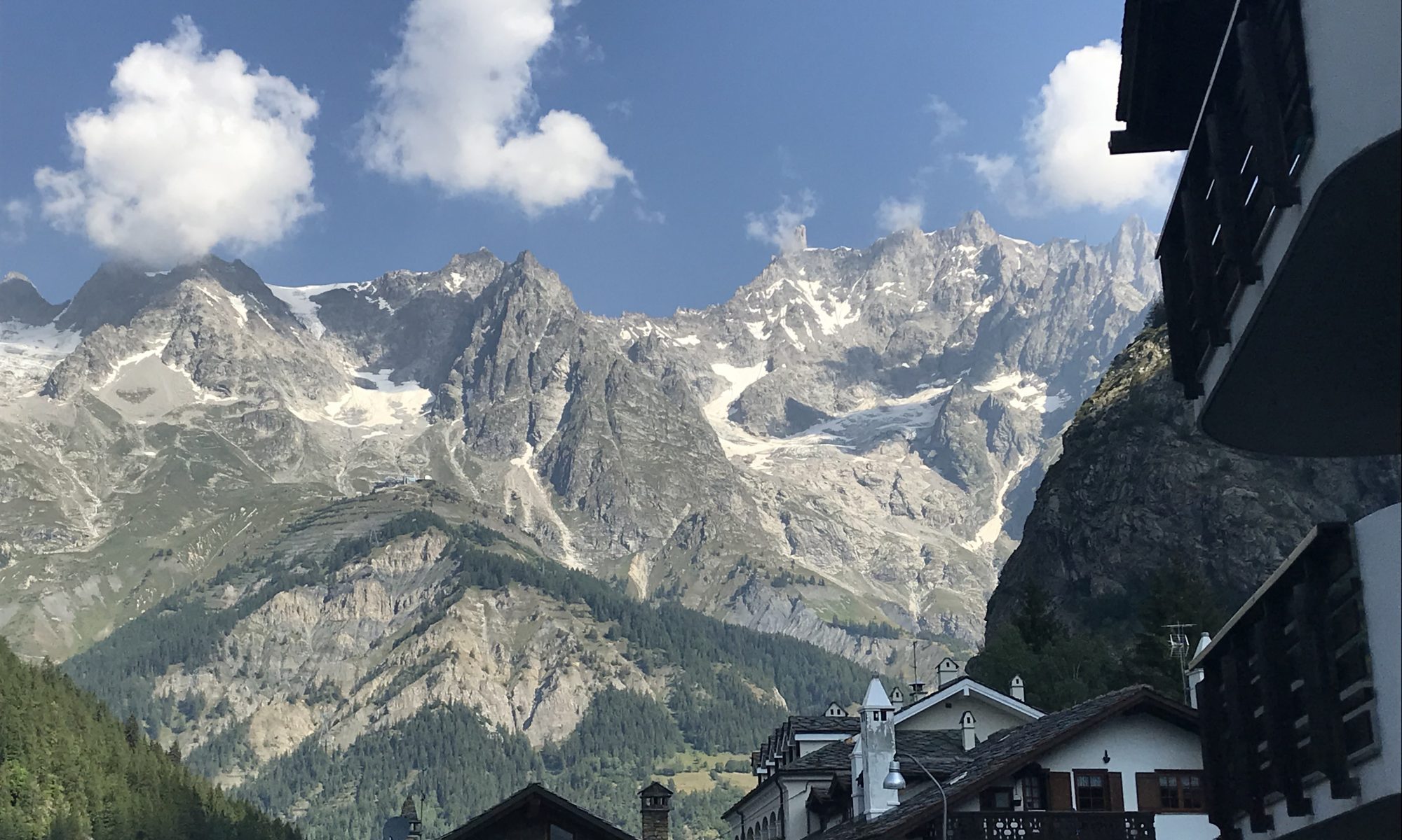 Courmayeur in the summer. Photo: The-Ski-Guru. Our summer in the mountains – one week in Courmayeur.