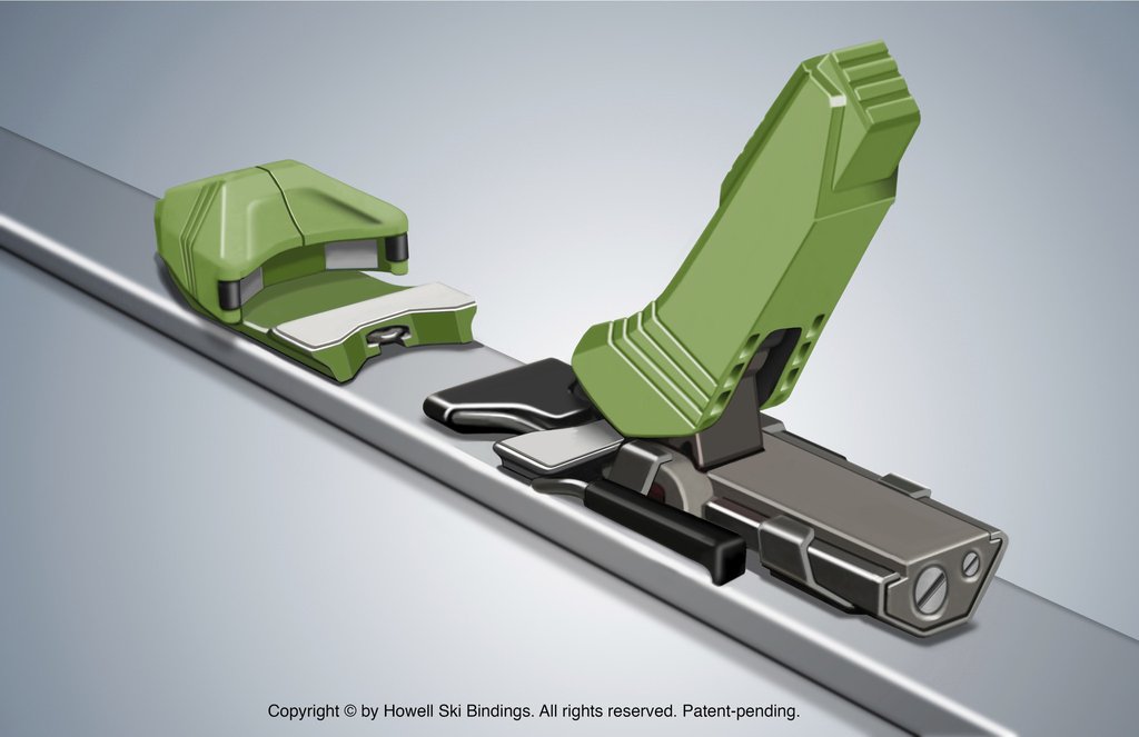 Howell 800 Venus. The new Future of Ski Bindings is here: Howell 880 Pro ACL friendly ski binding.
