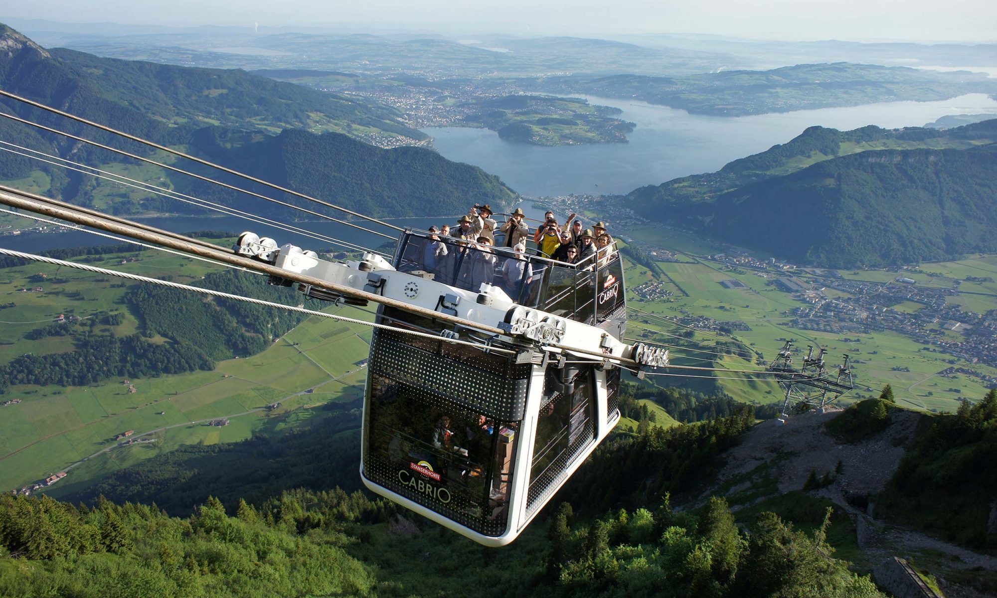 The Stanserhorn Cabrio cablecar. A double decker. Different types of lifts on resorts (I can think of) and how to ride them.