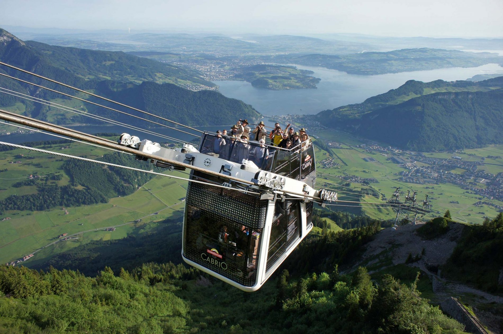 The Stanserhorn Cabrio cablecar. A double decker. Different types of lifts on resorts (I can think of) and how to ride them. 