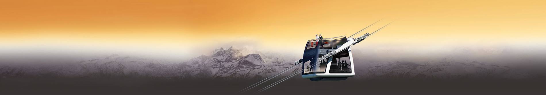 The Stanserhorn Cabrio. Stranded tourists heli-ported after Stanserhorn CabriO cable car breakdown.