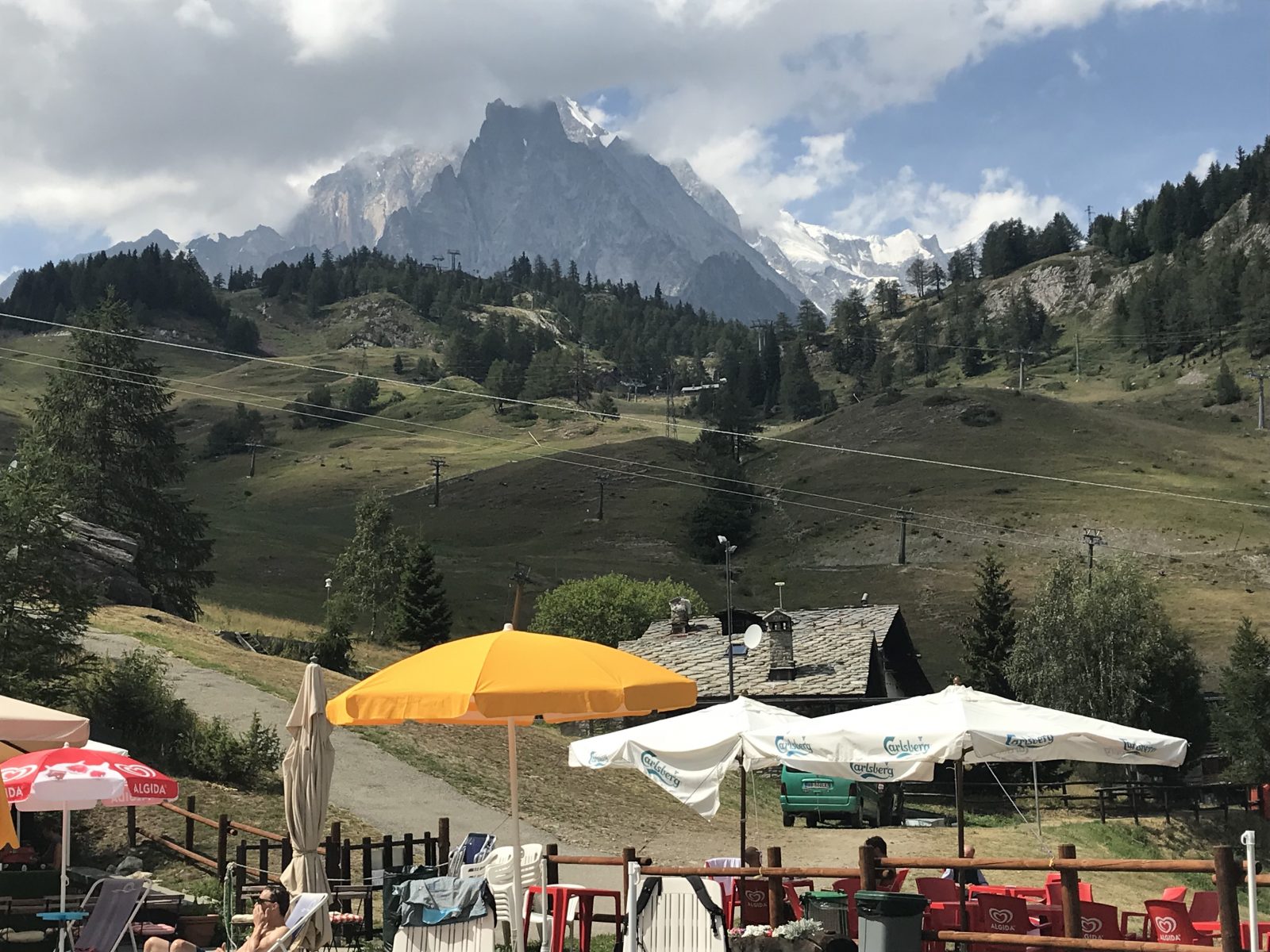 The pool up in Courmayeur. Photo: The-Ski-Guru. Our summer in the mountains – one week in Courmayeur.