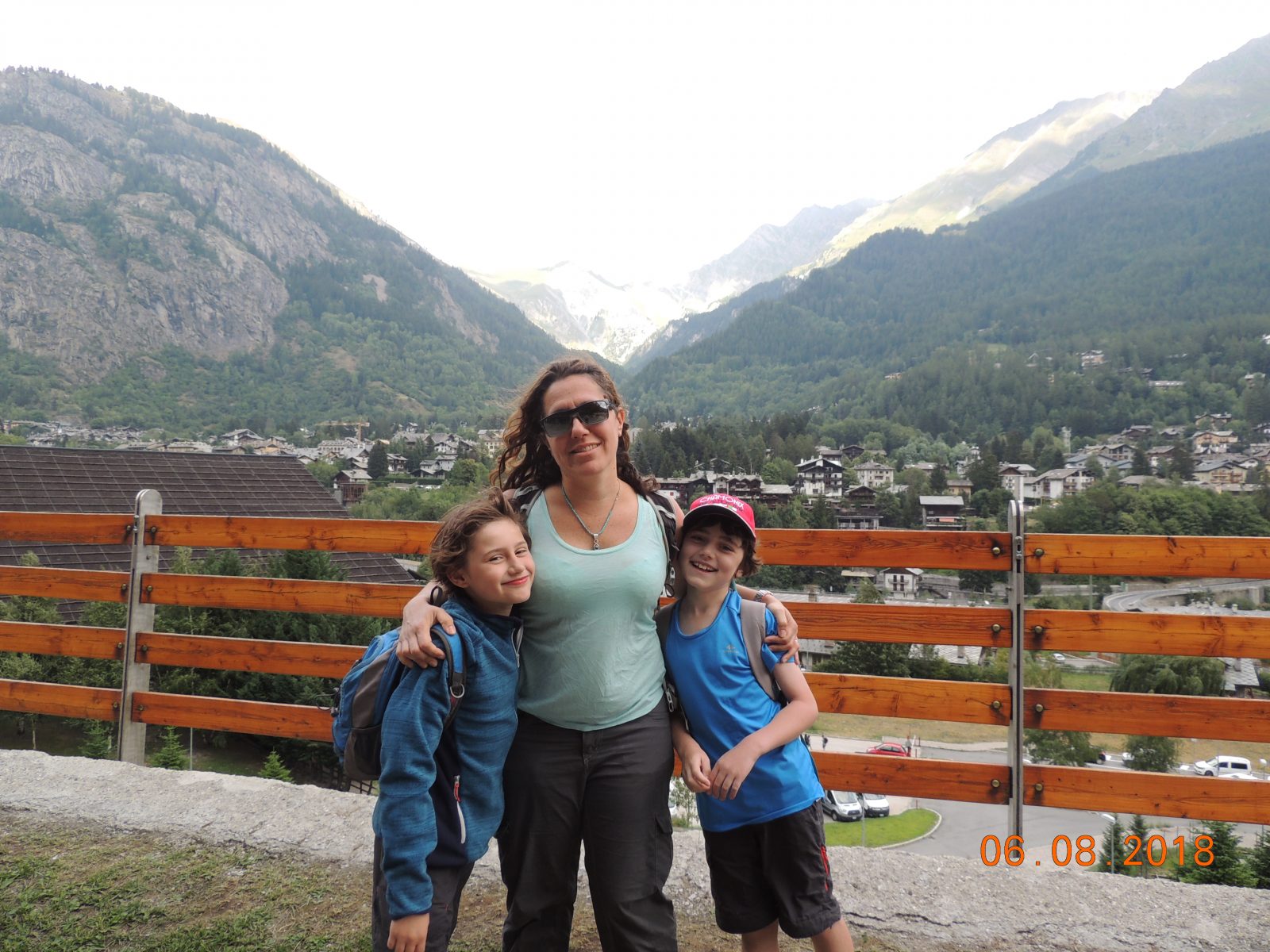 We made it down the mountain and we were still dry. At the base of the Dolonne lift. Photo: The-Ski-Guru. Our summer in the mountains – one week in Courmayeur.