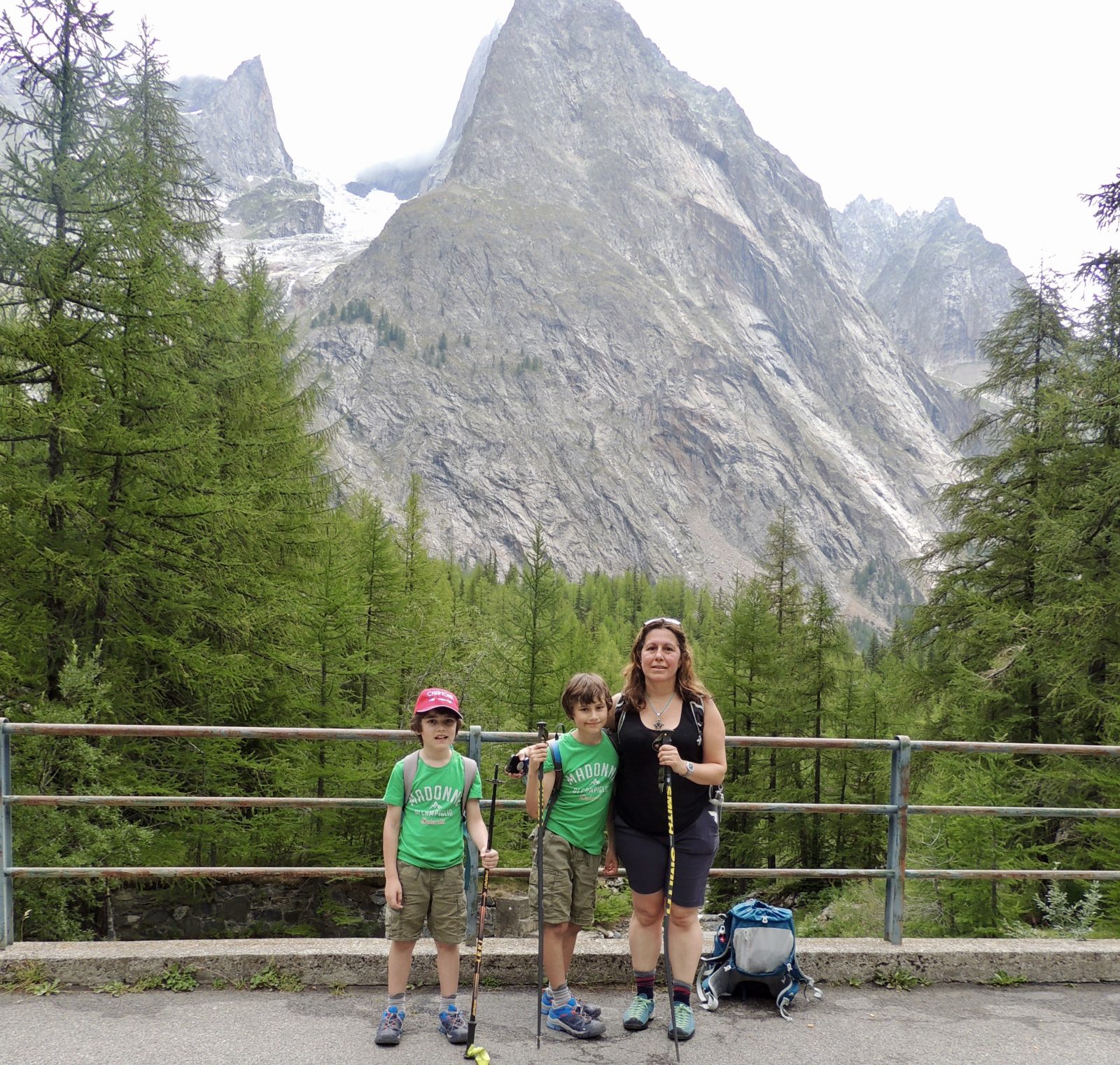 Trekking in Val Veny, Courmayeur Mont Blanc, before the shower caught us! Photo: The-Ski-Guru. Preparing your summer holidays in Covid-19 times.