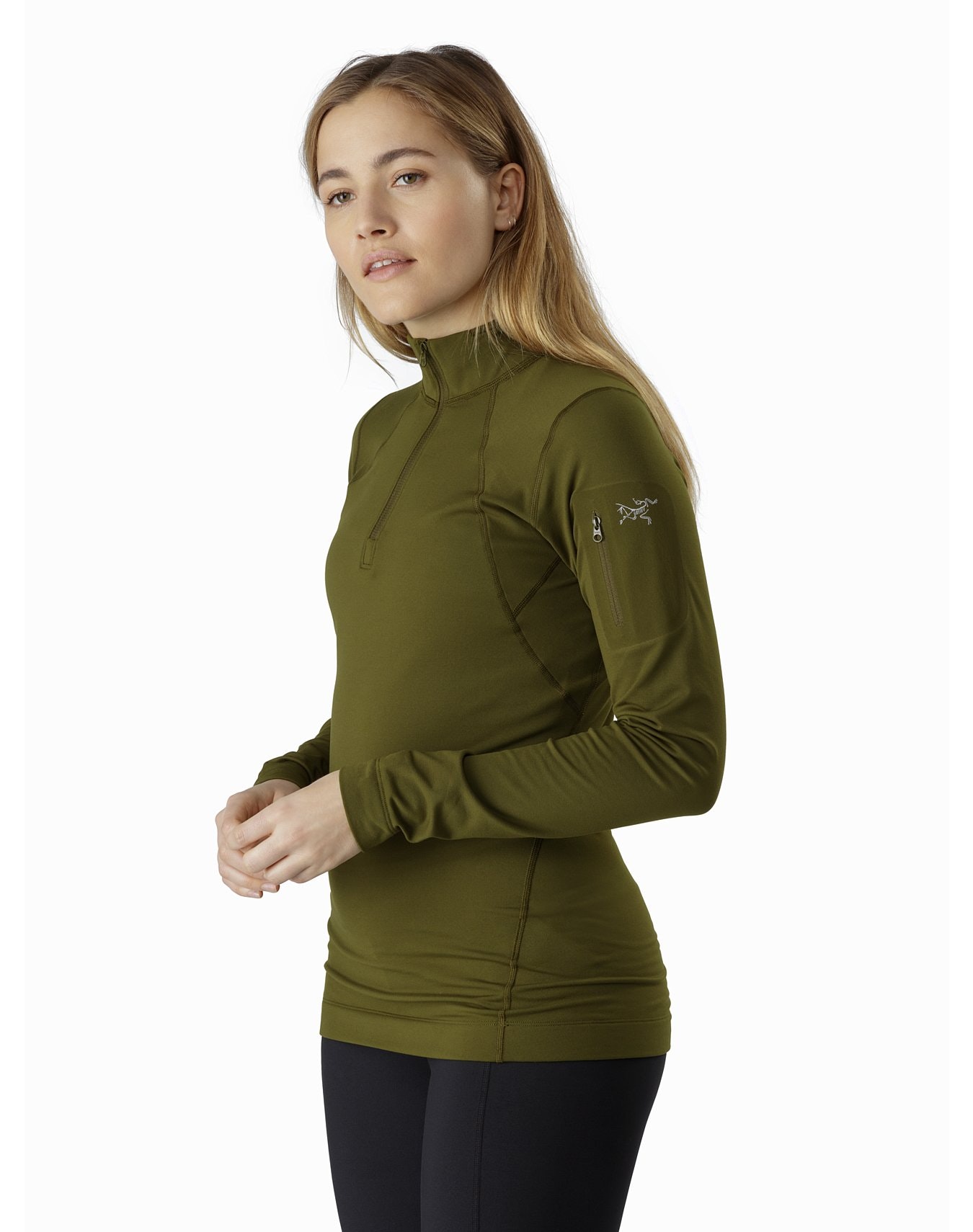 Rho LT Zip Neck for Women. Gear Review: Arc’teryx’s base layers for the season. 