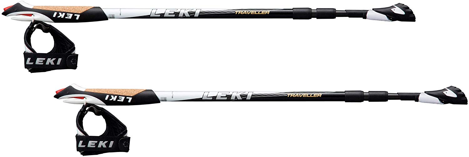 Leki Smart Traveller Carbon Nordic Walking Stick.