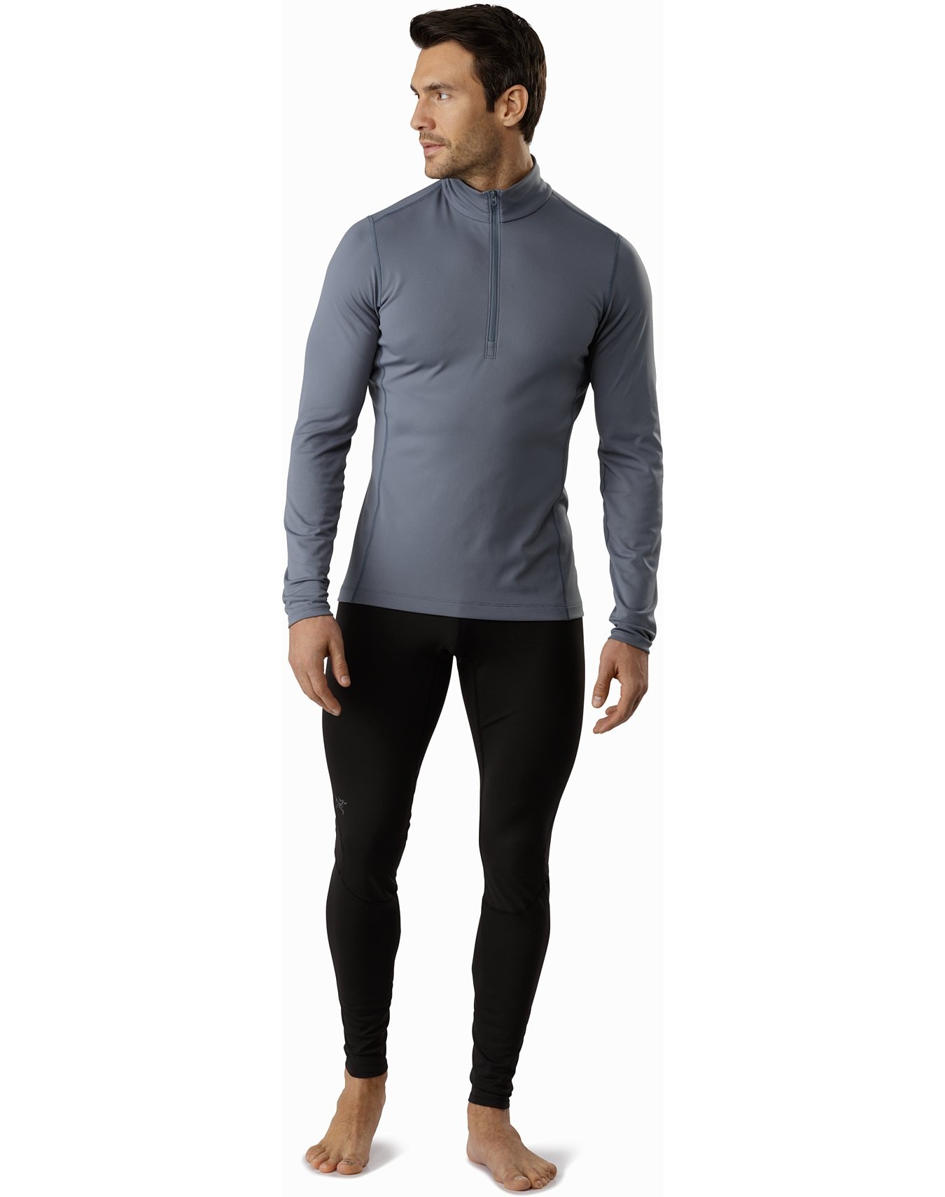 The Phase AR Zip Neck with a high colour and a deep zip to control body temperature. Gear Review: Arc’teryx’s base layers for the season. 