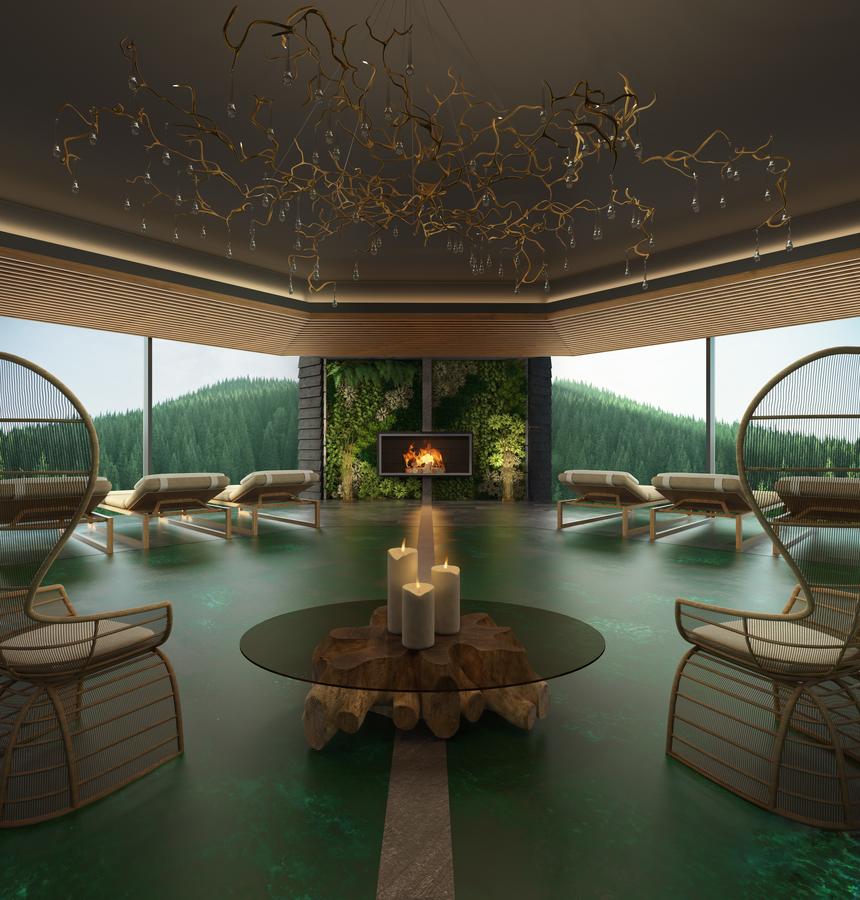 Lefay Resort & Spa Dolomiti- spa photo. Pinzolo/Madonna di Campiglio has opened its first 5 stars luxury hotel- Lefay Resort & Spa Dolomiti.