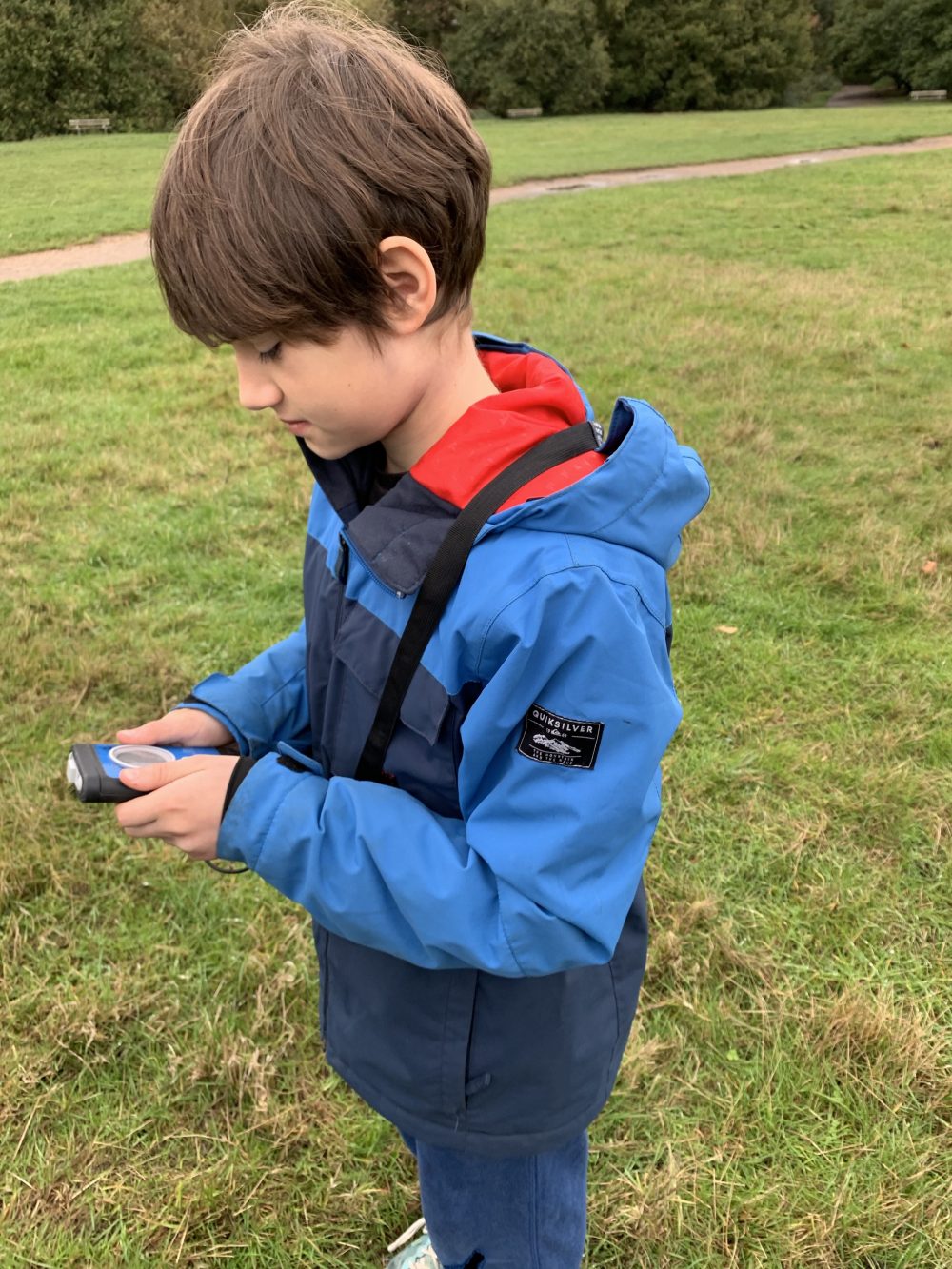 My son reading his transceiver. Now he wants to do an Easter Egg Hunt with transceivers.... a good idea to practise! Henry's Avalanche Talk. If thinking in going off-piste this season, you MUST be safe aware.