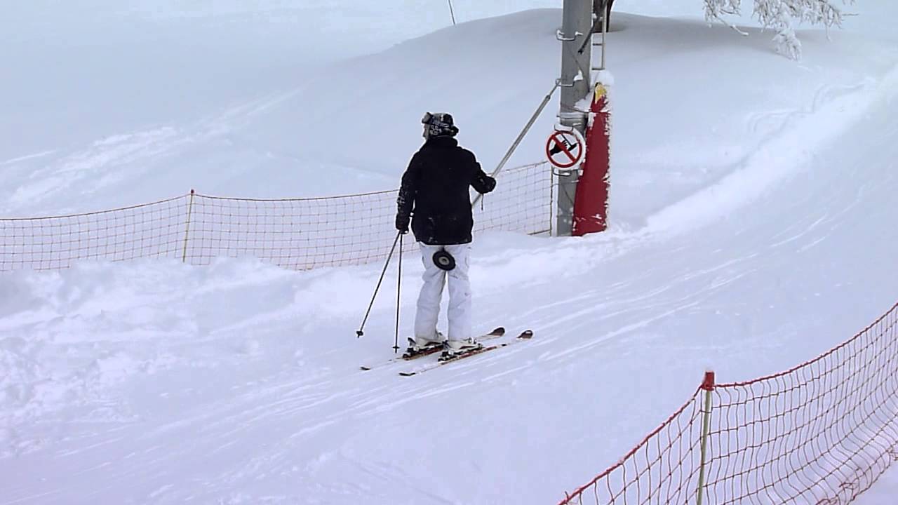 Button lift or Poma lift. Different types of lifts on resorts (I can think of) and how to ride them.