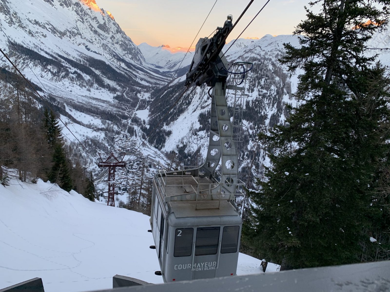 The funicular of Courmayeur. Photo: The-Ski-Guru. December 2019. UK ski industry operators and agencies have felt a huge impact by Covid-19 but are optimistic than resorts will open next winter.