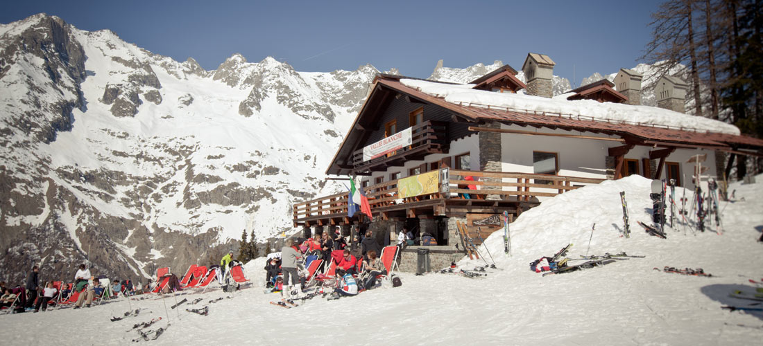 Pré de Pascal restaurant, by Val Veny funicular. A Foodie Guide to on-Mountain Dining in Courmayeur. 