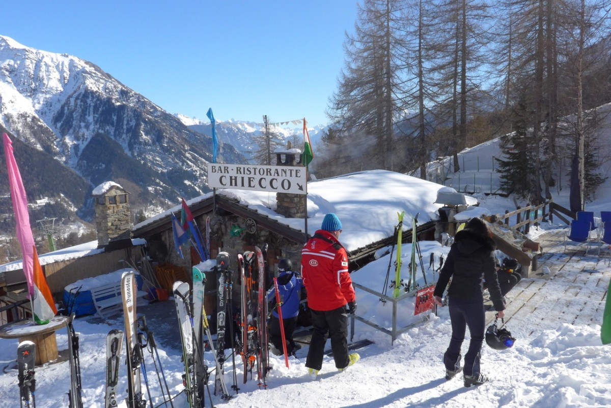Chiecco restaurant. A Foodie Guide to on-Mountain Dining in Courmayeur.