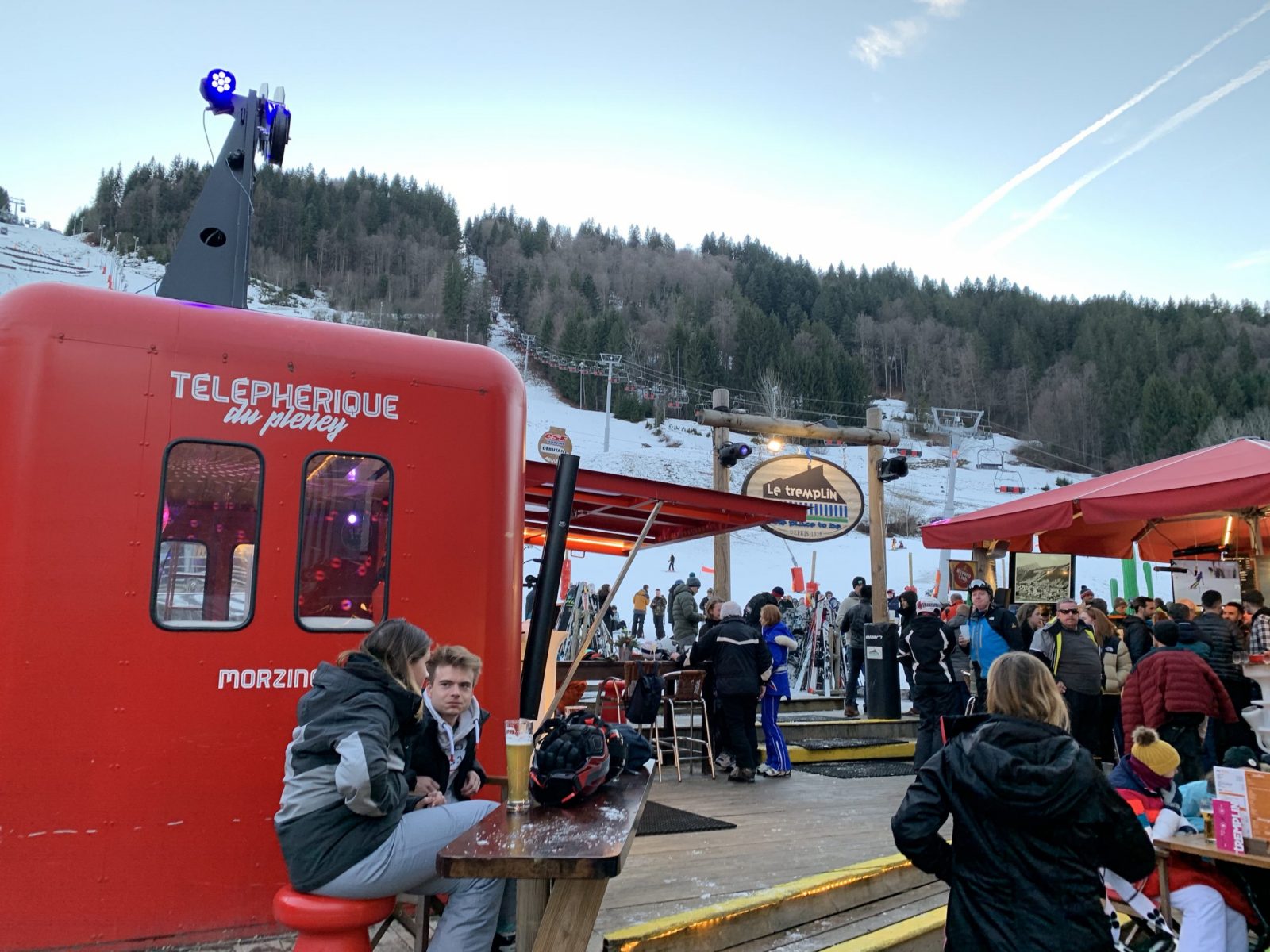 The party bar at the bottom of Pleney cablecar, great if you like loud music. We went to the quiet one across the street. A Mums’ Long Weekend in Morzine.