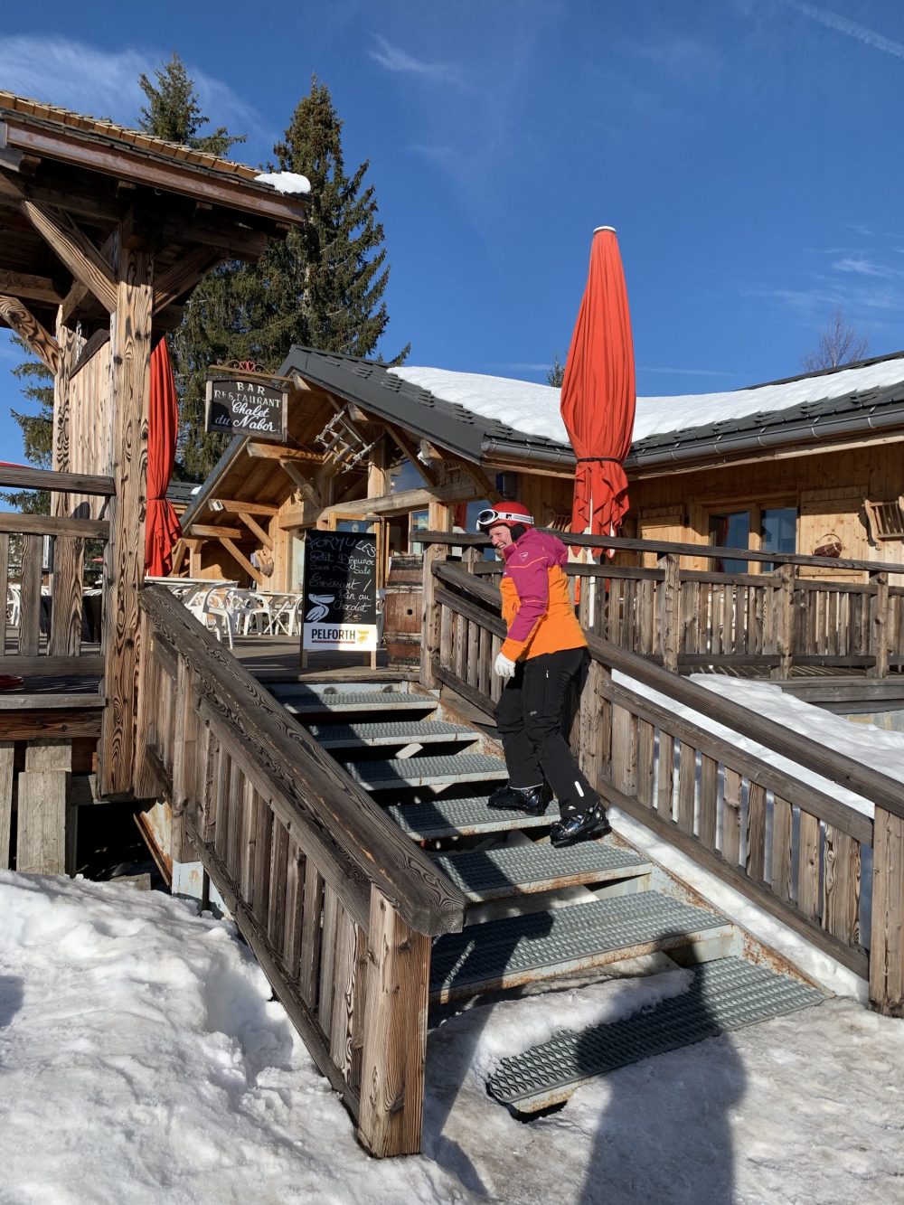 A pit stop for a coffee in Morzine at Chalet du Nabor. A Mums’ Long Weekend in Morzine.