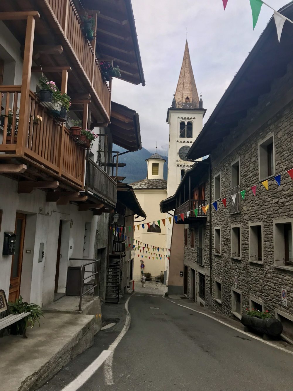 The town of La Salle is on a sunny plateau, just 15 minutes away from Courmayeur. My experience of buying a home in the Italian Alps.