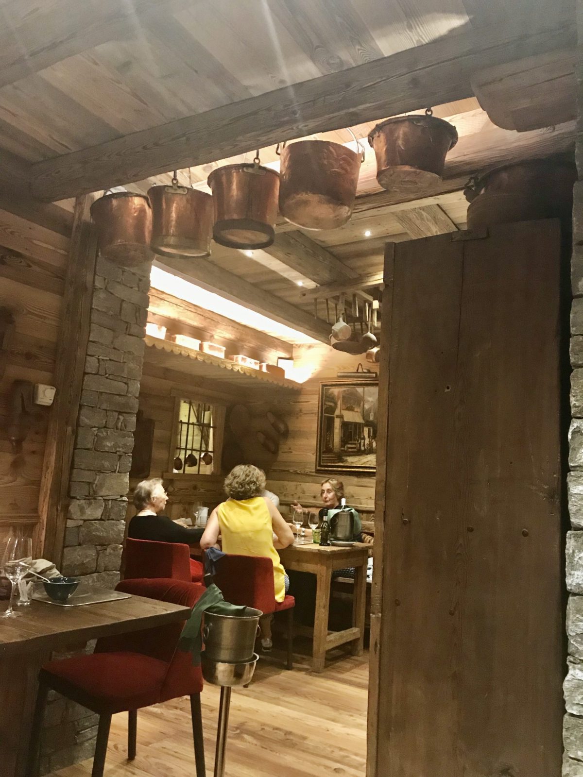 La Sapinière, the Valdostan specialties' restaurant at the Gran Baita. My experience of buying a home in the Italian Alps.