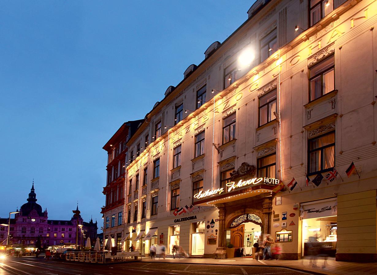 Exterior of the Palais Htel Erzherzog Johann Graz. For fanatics of Architecture, plan your multi-stop visit to Austria post Covid19.