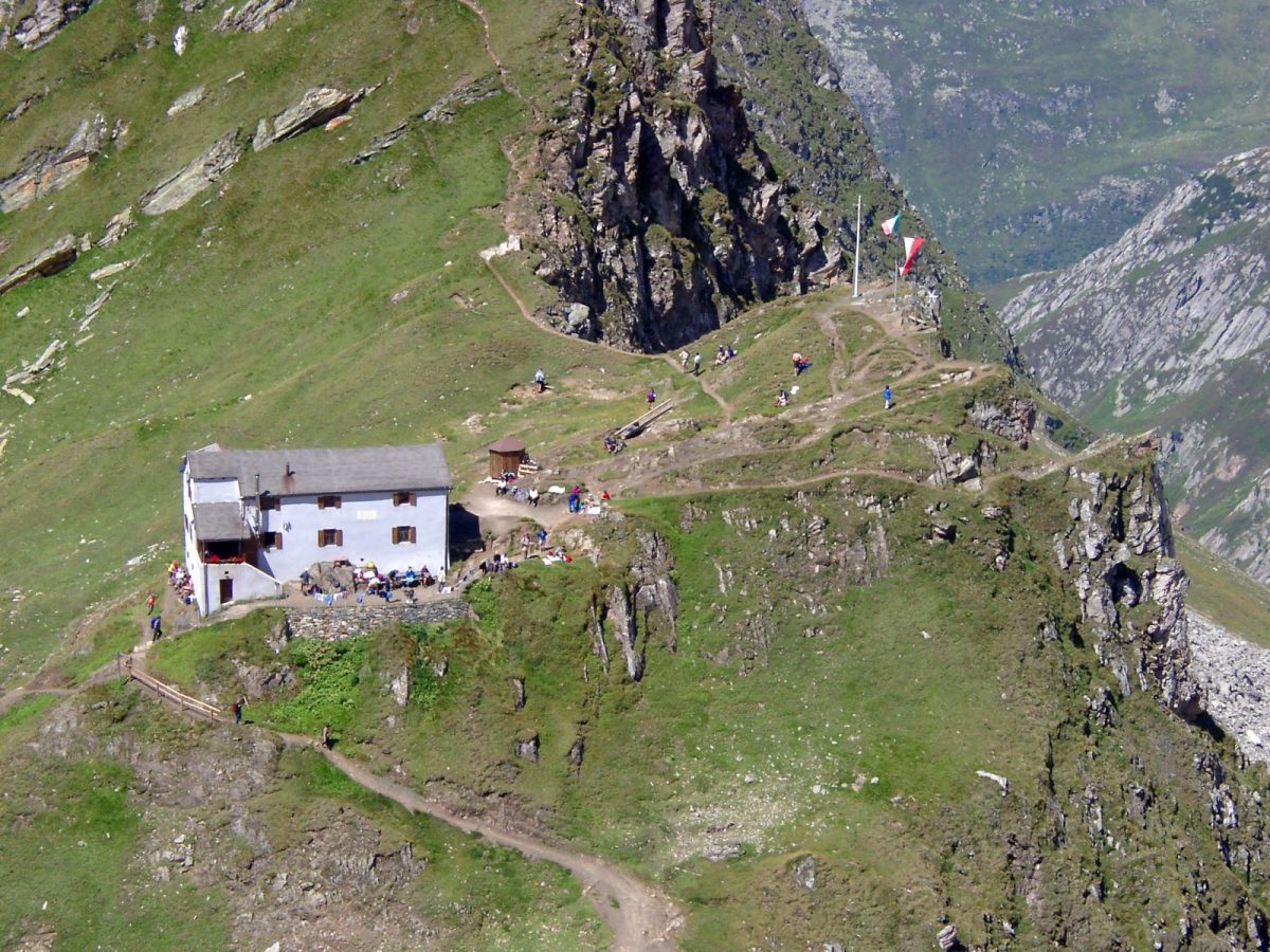 Photo by Giorgio Rodano- Rifugio Giogo Lungo- Lekjöchlhütte at 2603 m over the valico Giogo Lungo in the Sudtirol (South Tyrol) province. Club Alpino Italiano. The plans for reopening the mountain huts (rifugios) during summer in the Italian Alps in times of COVID19.