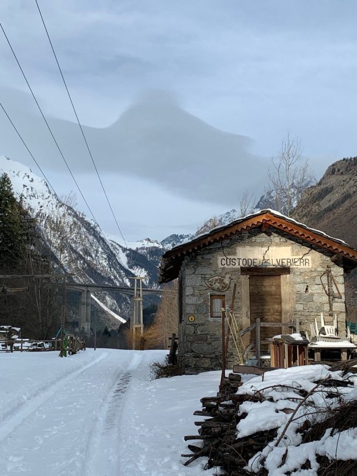 Evening walk by the Dora Baltea. Our half term ski-safari holiday based in the Valdigne of Aosta Valley- Courmayeur, Pila and La Thuile.