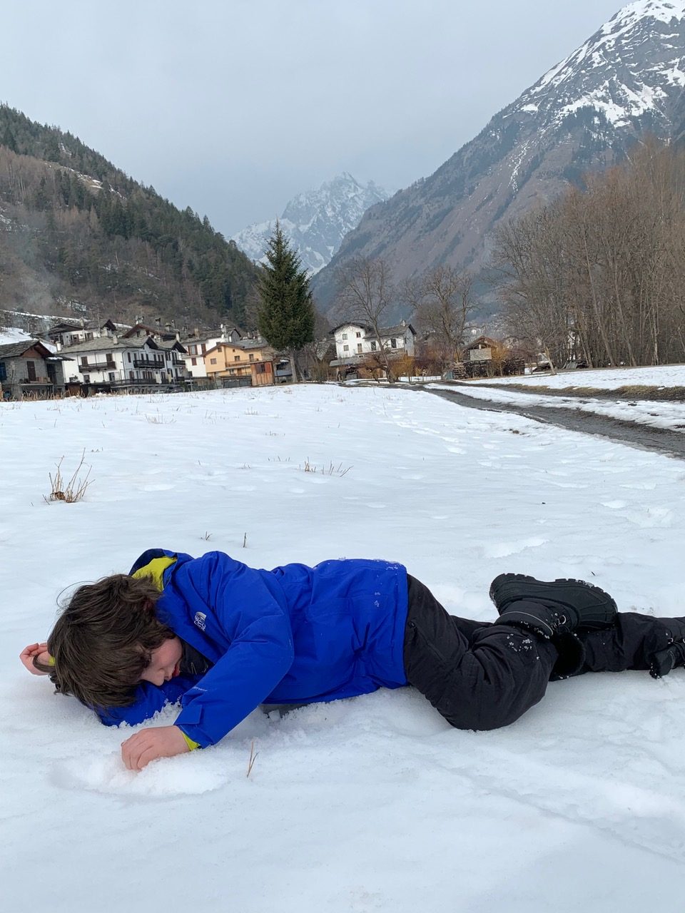 My youngest was playing no ball to keep on moving... Our half term ski-safari holiday based in the Valdigne of Aosta Valley- Courmayeur, Pila and La Thuile.