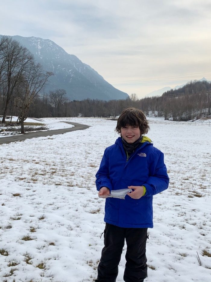 My youngest decided that was fun to break the ice. Our half term ski-safari holiday based in the Valdigne of Aosta Valley- Courmayeur, Pila and La Thuile.