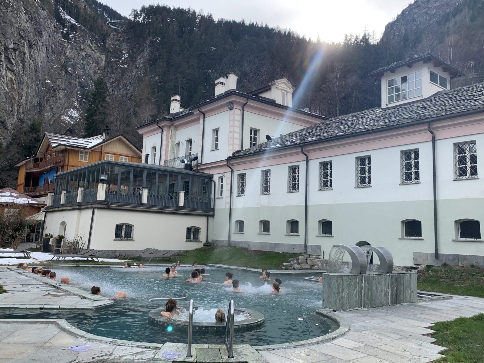 Pré-Saint-Didier terme. Our half term ski-safari holiday based in the Valdigne of Aosta Valley- Courmayeur, Pila and La Thuile.