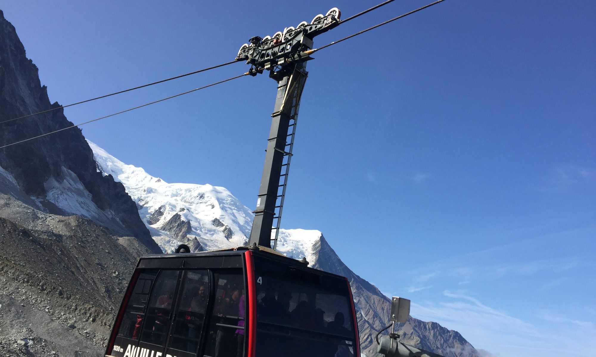 Aiguille du Midi. Chamonix. Differences between skiing in North America and Europe