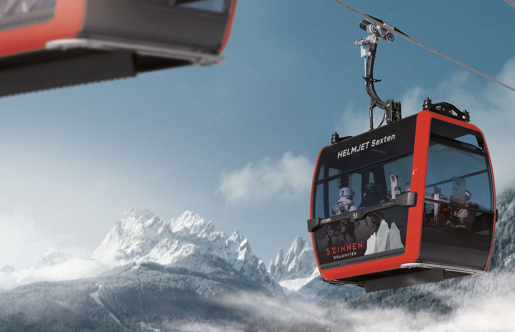 Helmjet Sexten. Drei Zinnen will continue with its plan to install the Helmjet Sexten 10-seater cable car.