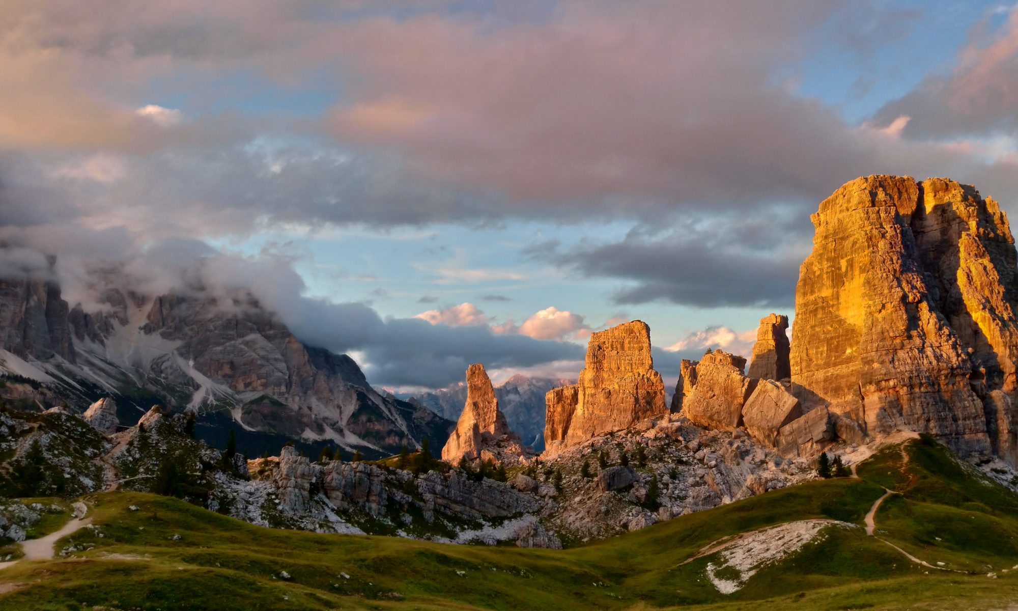 5 Torri. Cortina d'Ampezzo. Credits Luca Menardi. Cortina Marketing. Cortina d’Ampezzo is ready for a new summer season.