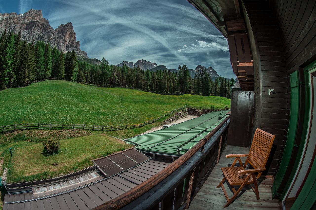 A view from the balcony of a room at the Ciasa Salares. Book your stay at the Ciasa Salares here. Planning your summer in the mountains of Alta Badia. 