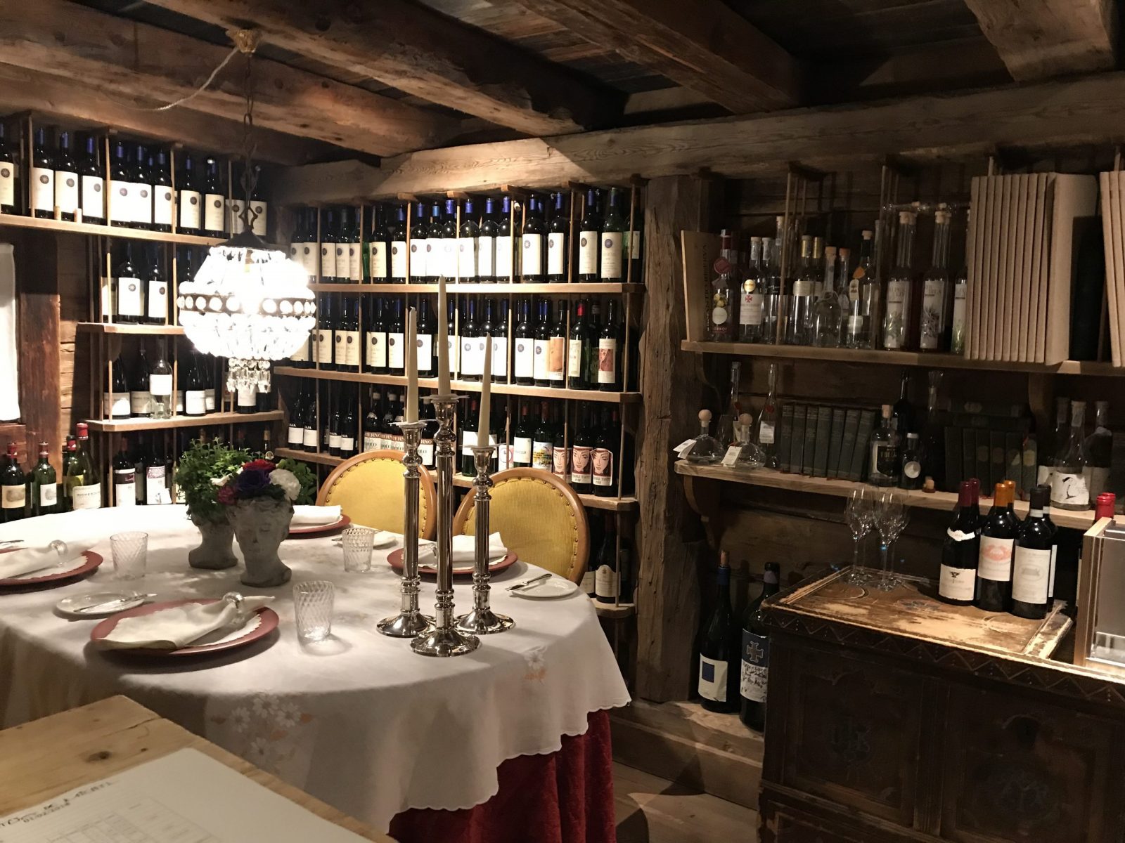 Have a private dinner at the cellar of La Perla. Book your stay at the Hotel La Perla here. Planning your summer in the mountains of Alta Badia. 