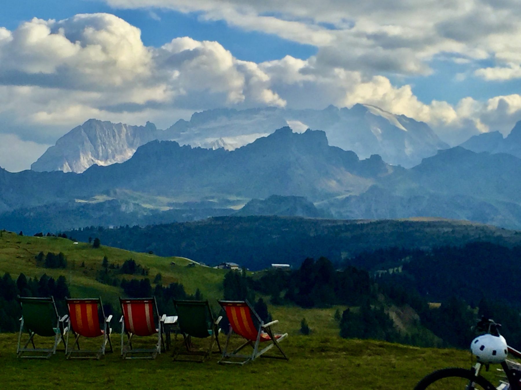 Pick your spot for your picnic. This is outside the Rifugio Bioch. Photo: The-Ski-Guru. Planning your summer in the mountains of Alta Badia.