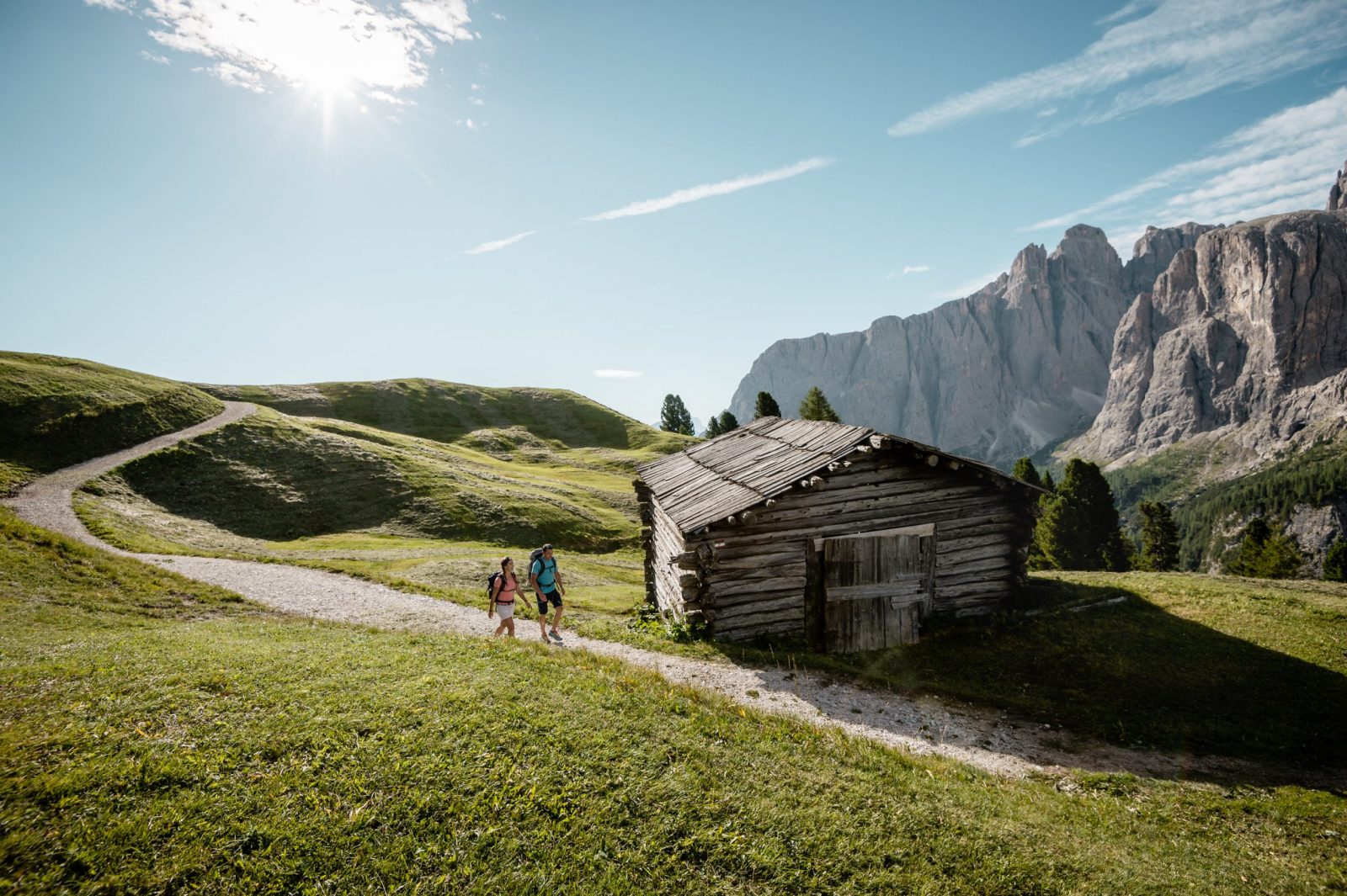 Hiking in Alta Badia. Photo by Alex Moling. Alta Badia Tourism Board. Planning your summer in the mountains of Alta Badia.