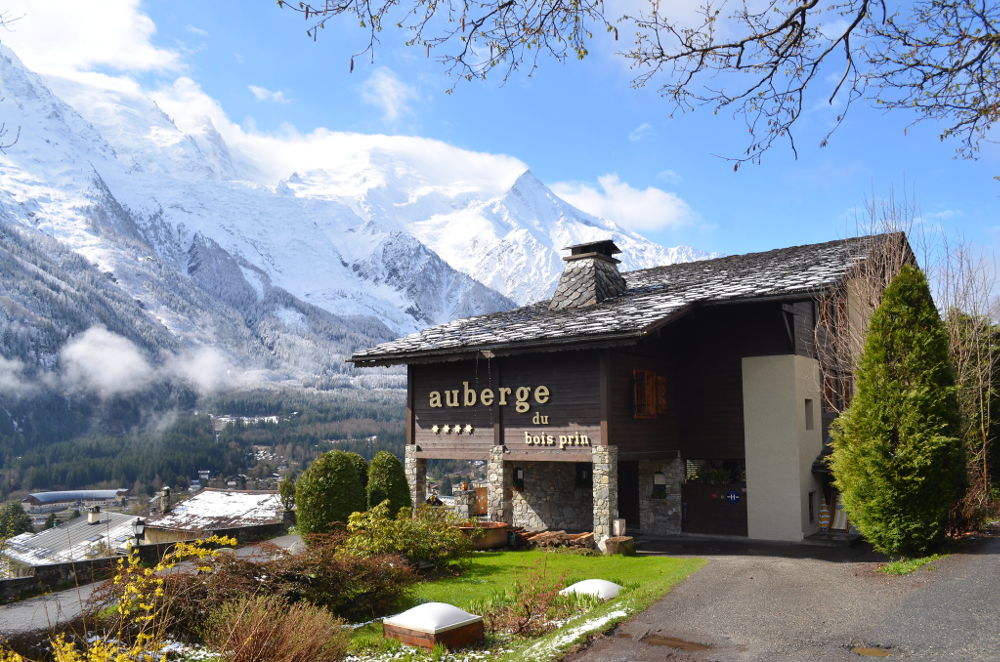 Exterior of L'Auberge du Bois Prin. Must-Read guide to Chamonix.