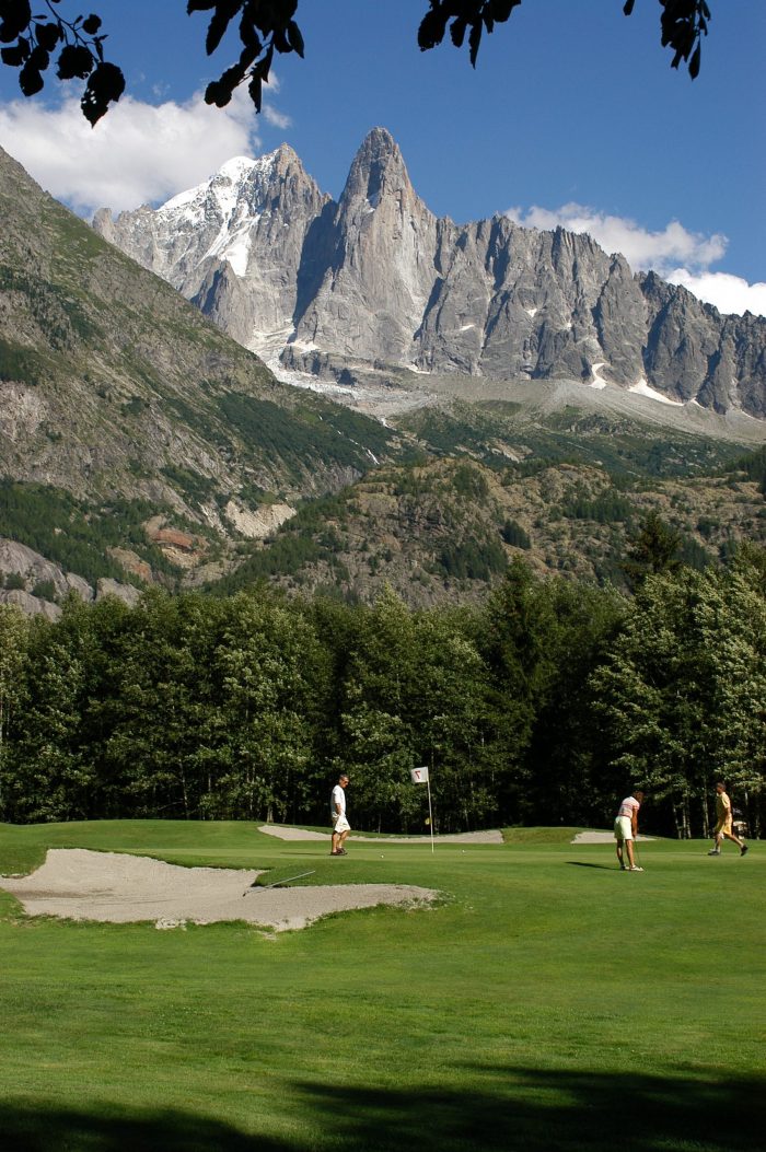 Golf country club at Chamonix valley. Photo: Golf de Chamonix. Must-Read Guide to Chamonix.