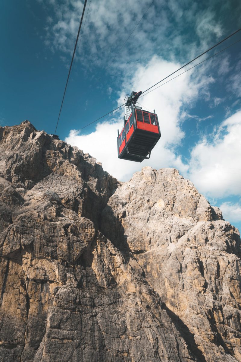 The Lagazuoi cable car. Photo: Nicolò Rinaldi- @nclrnld. Cortina Marketing. Cortina d’Ampezzo is ready for a new summer season.