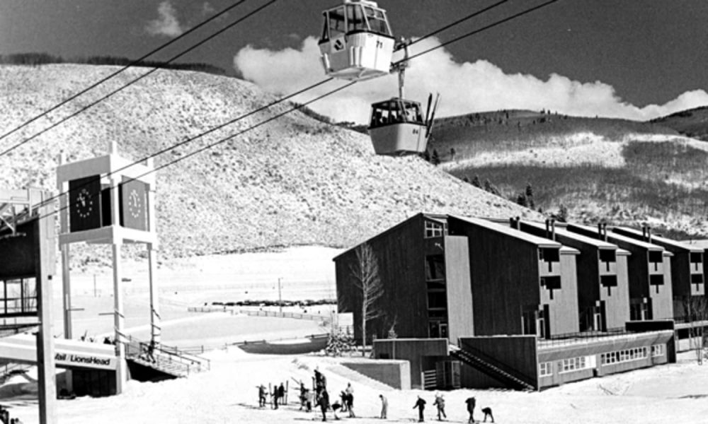 The Lionshead base area in yesteryear. Photo: Vail Mountain- Pinterest. The Must-Read Guide to Vail.