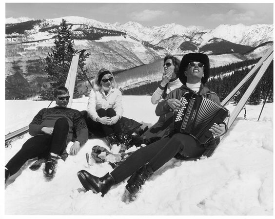 Skiing was about people looking good. (And it is still like that today!). Photo: Pinterest. Vail Mountain. The Must-Read Guide to Vail. 