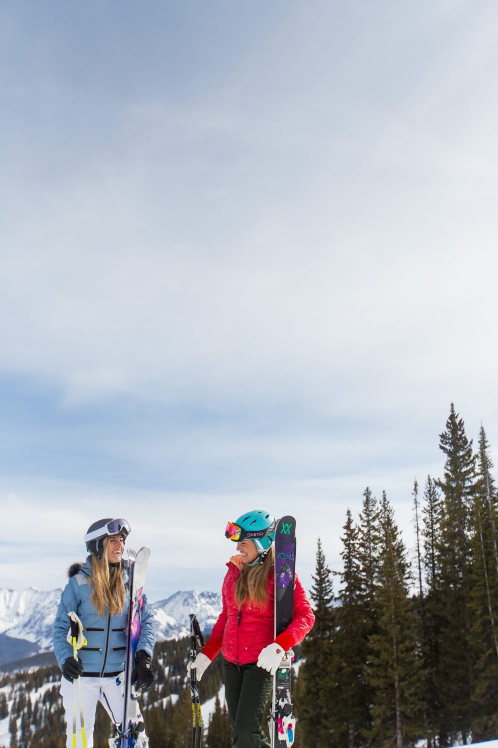 Ladies Skiing on Mountain in Vail, CO. Photo: Emily Polar. Vail Resorts. The Must-Read Guide to Vail.