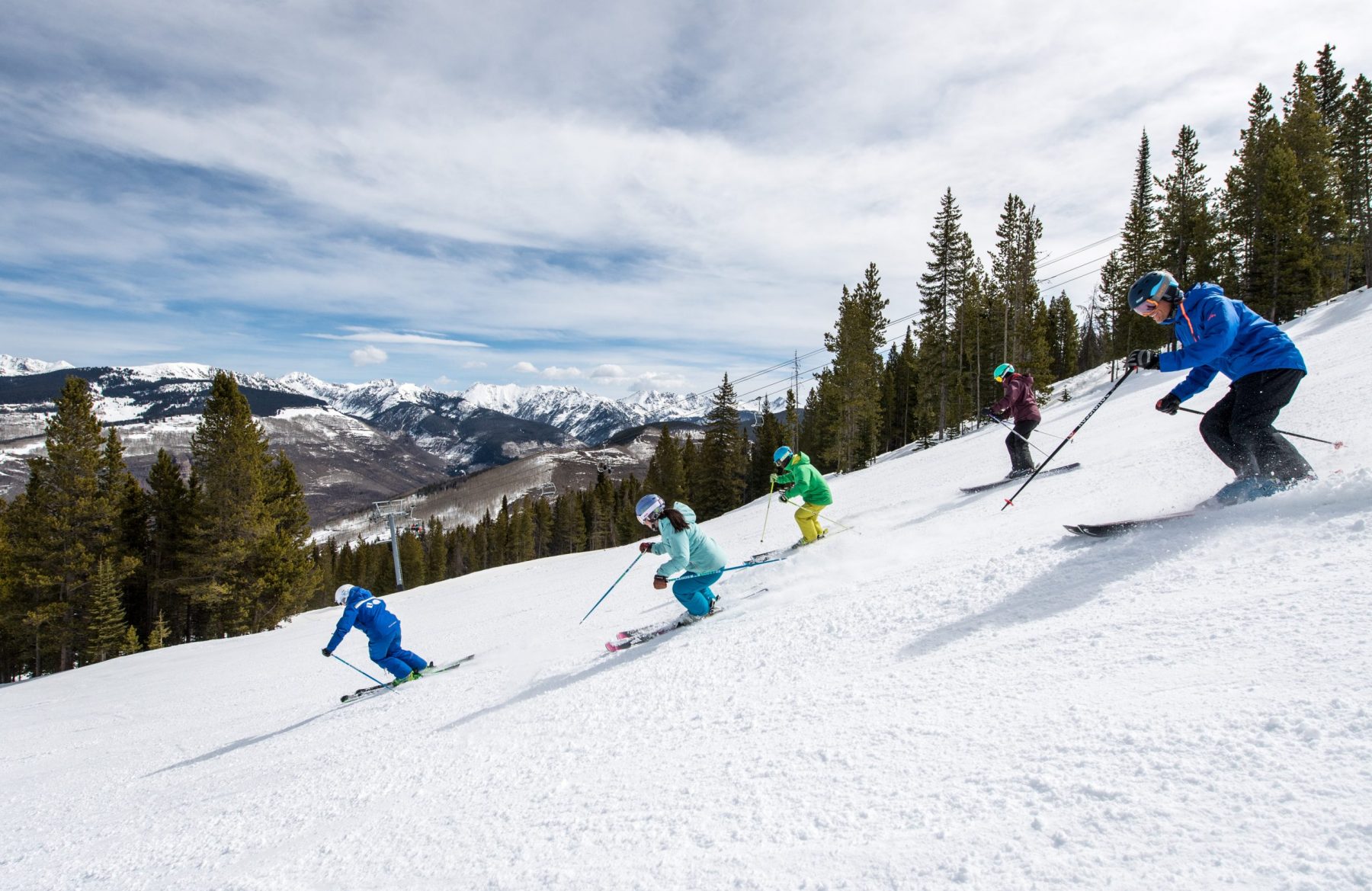Adult Ski School at Vail, CO. Photo: Tom Cohen. Vail Resorts. The Must-Read Guide to Vail.