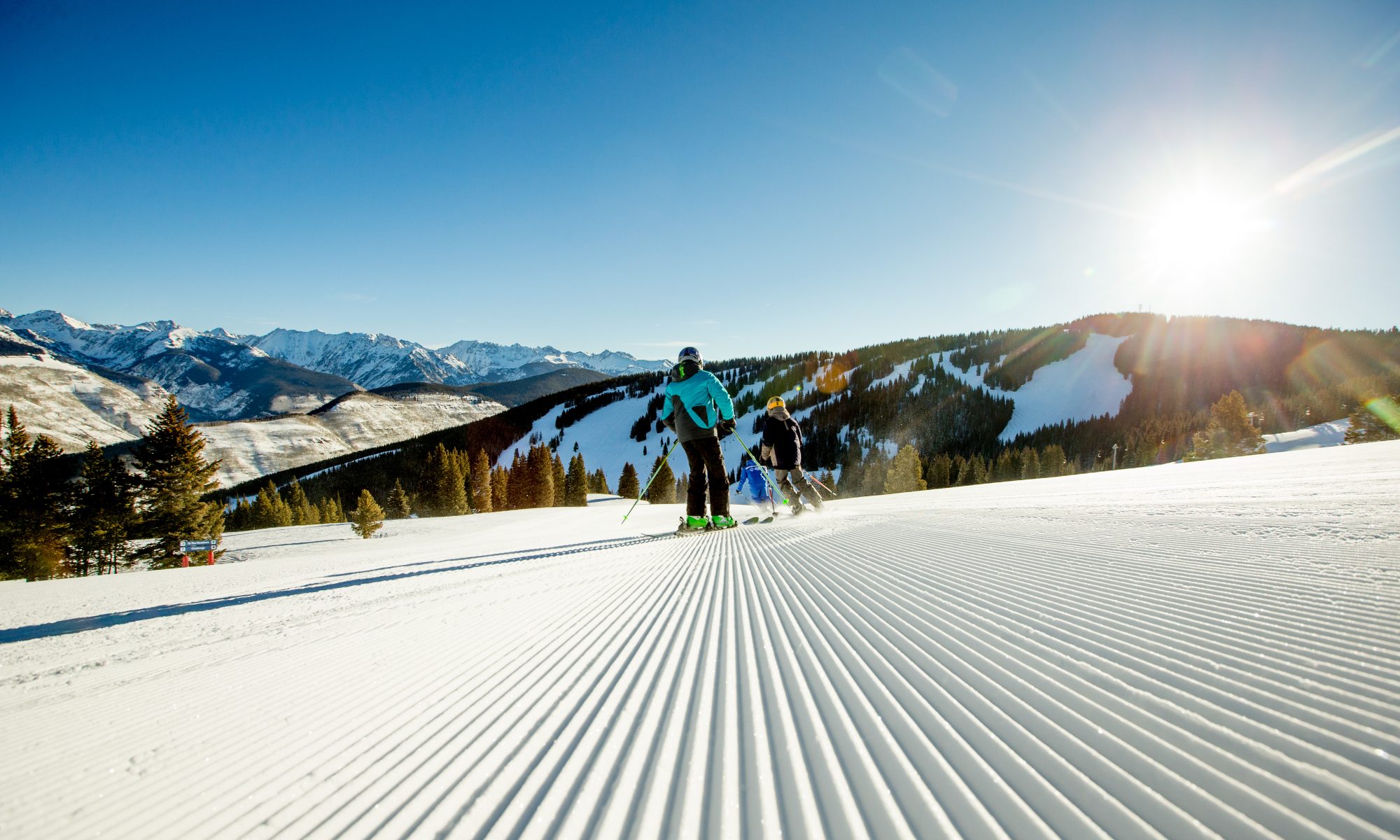 Kids Ski School at Vail, CO. Photo: Daniel Milchev. Vail Resorts. Vail Resorts announces indoor safety protocols for the 2021-22 season.