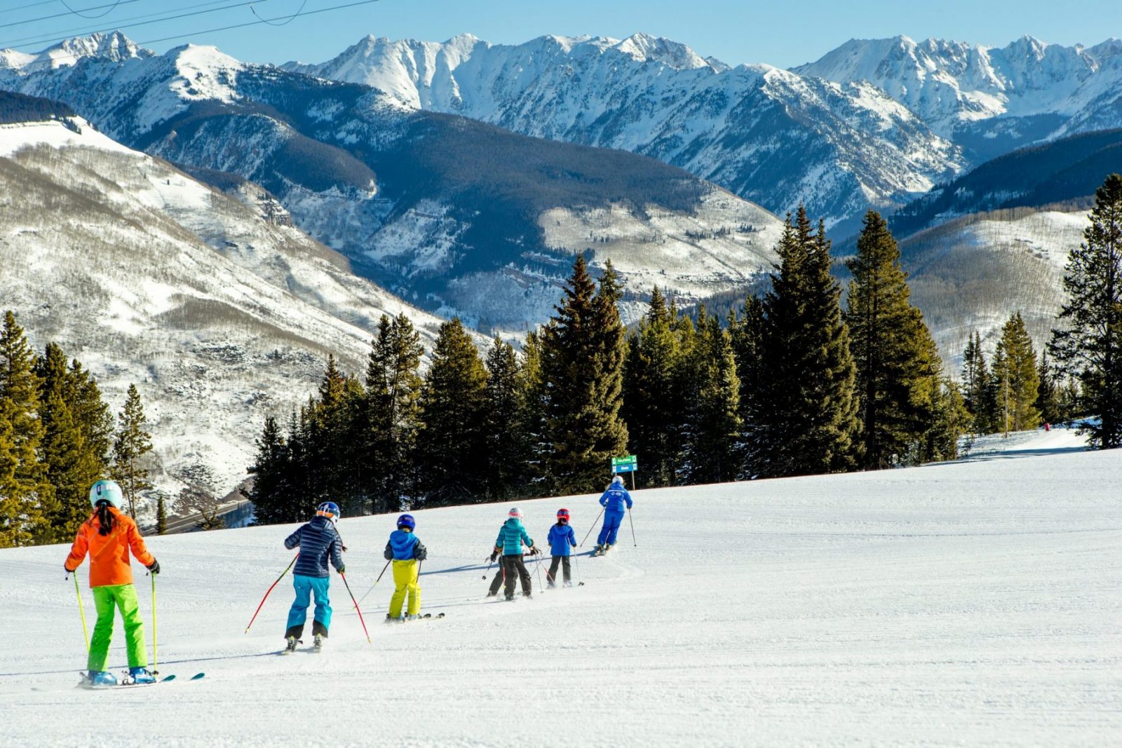 Kids Ski School at Vail, CO. Photo: Daniel Milchev. Vail Resorts. The Must-Read Guide to Vail.