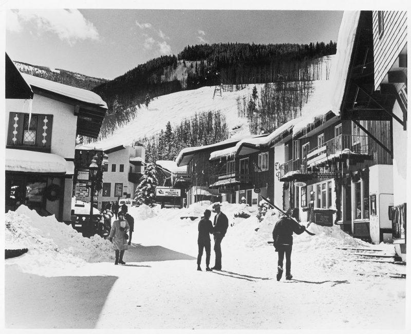 Vail Village in the 60s. Photo: Pinterest - Vail Mountain. The Must-Read Guide to Vail. 