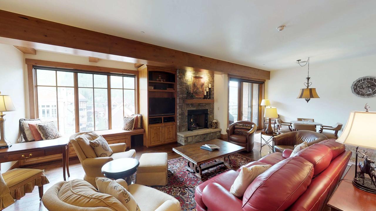 An interior of one of the condos at the Landmark. The Must-Read Guide to Vail. Book your stay at the Landmark here. 