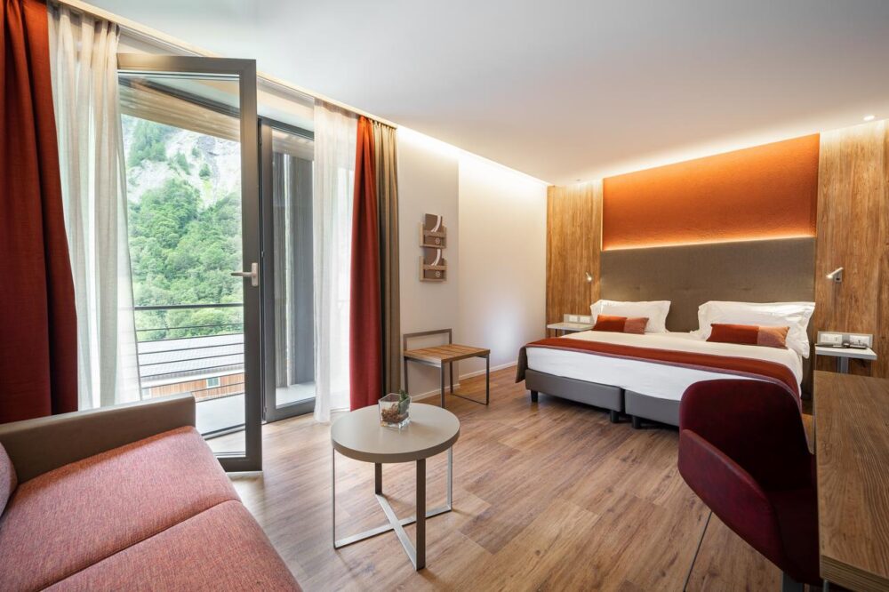 A room at the TH Courmayeur. Book your stay at the TH Courmayeur here. Skyway Monte Bianco. Courmayeur Mont Blanc announces new sustainability strategy to 'save the glacier'