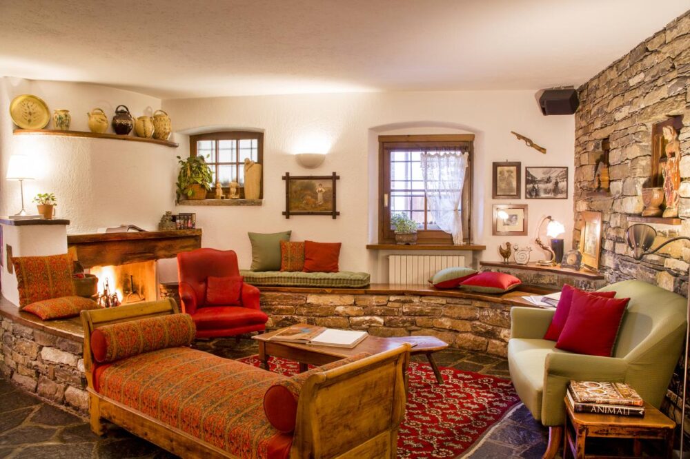 The living area at the Hotel La Grange. Book your stay at La Grange here. Skyway Monte Bianco. Courmayeur Mont Blanc announces new sustainability strategy to 'save the glacier'.