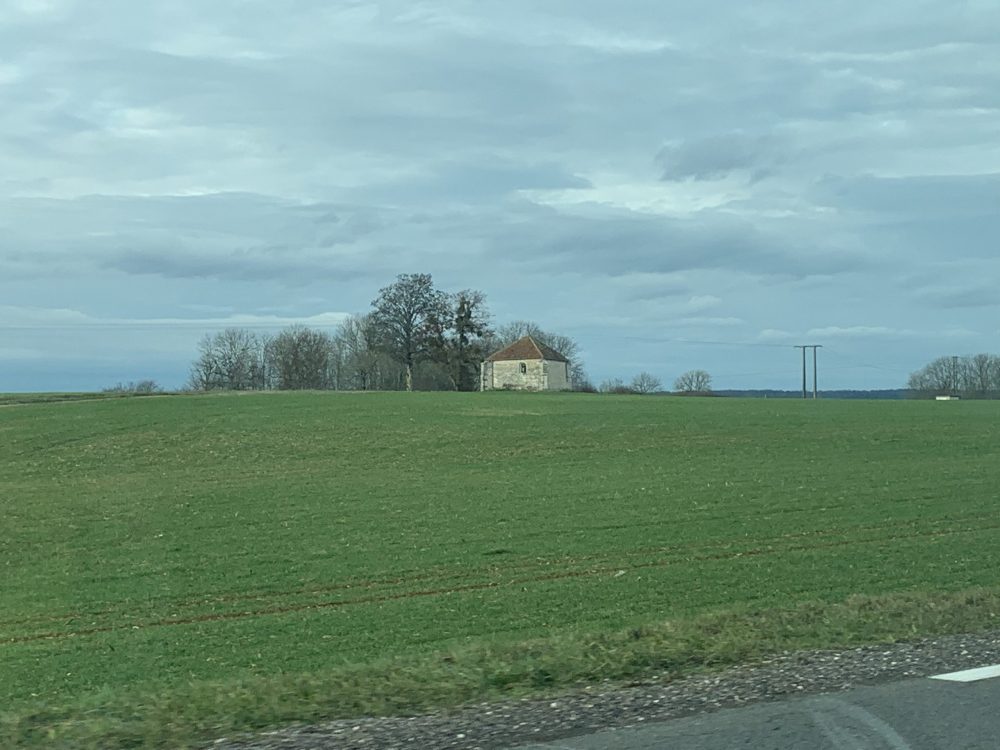 The first day on the road towards Chaumont. Our Winter Gate-away to the Mountains - no skiing included.