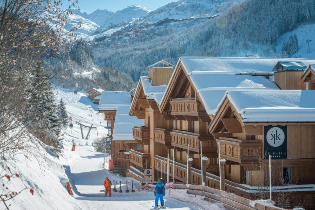 Exterior of Le Kalia, Meribel. Book your stay at Le Kalia Meribel here. The Must-Read Guide to the Rhône Alpes.